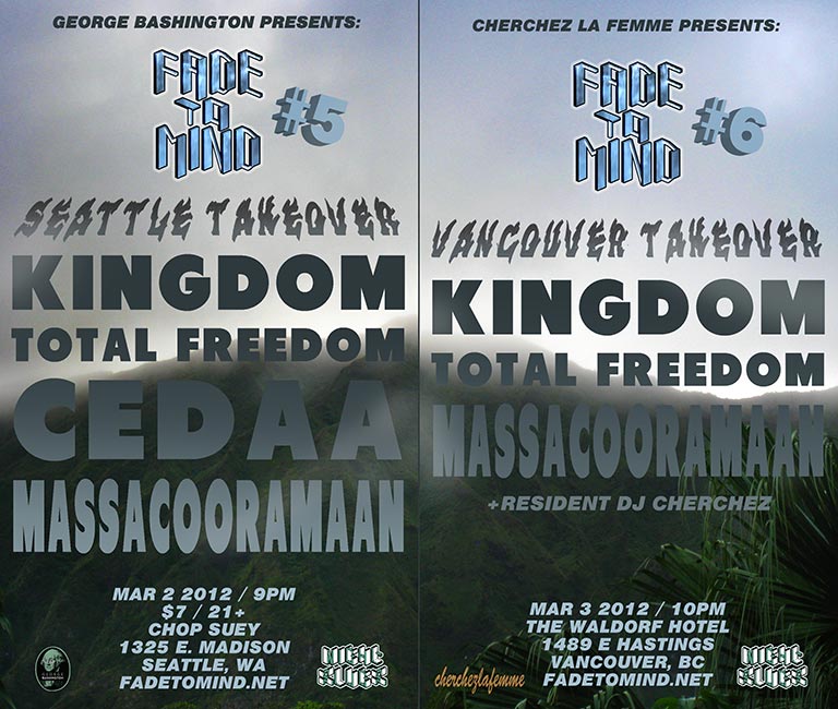 Fade to Mind #5 & 6—Seattle & Vancouver